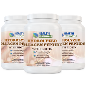 Hydrolyzed Collagen Peptides w/ Biotin 20g