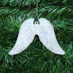 Load image into Gallery viewer, Ivory White Christmas Tree Pendant Baubles Fairy Snowflake Santa Decorations
