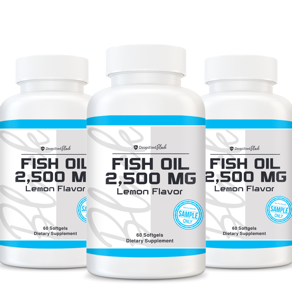 Omega 3 Fish Oil - 2500mg Lemon Flavor