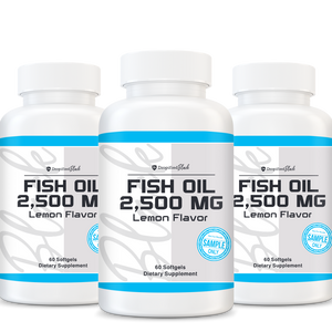 Omega 3 Fish Oil - 2500mg Lemon Flavor