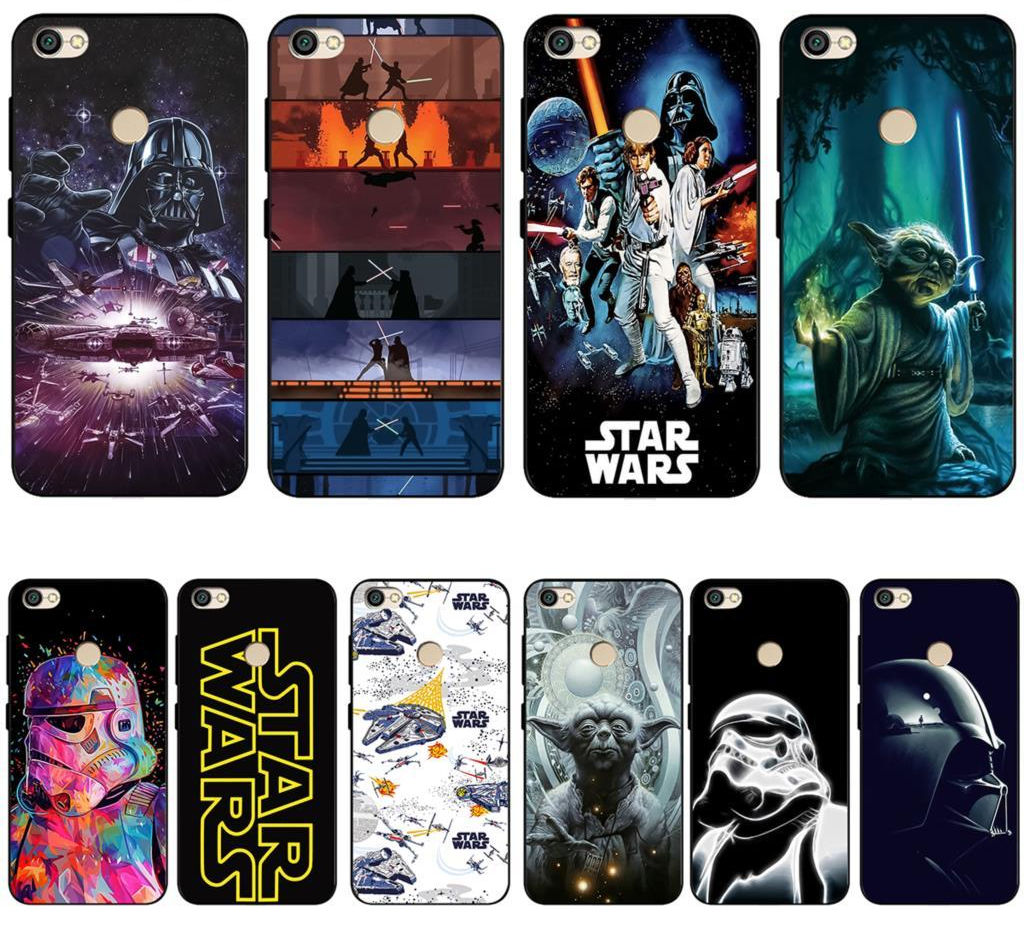 YIMAOC Star Wars Darth Vader Yoda The Force Awakens Soft Silicone Case for Xiaomi Redmi Note 4 4x 4a 5 5a 6 Pro Prime Plus