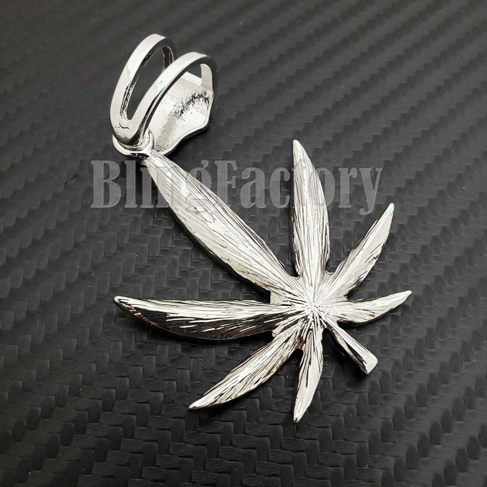 Marihuana Weed Leaf Choker Chain Necklace