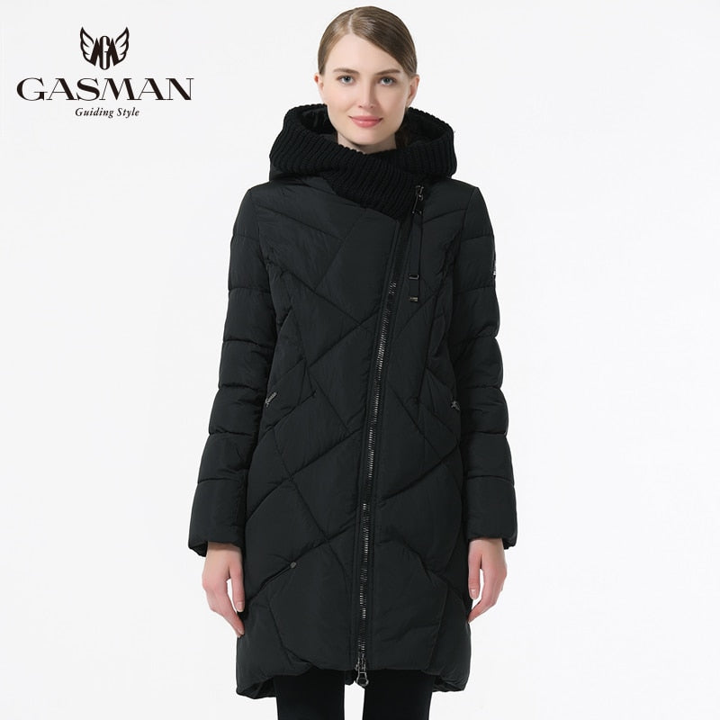 GASMAN 2018 New Winter Collection Brand Fashion Thick Women Winter Bio Down Jackets Hooded Women Parkas Coats Plus Size 5XL 6XL