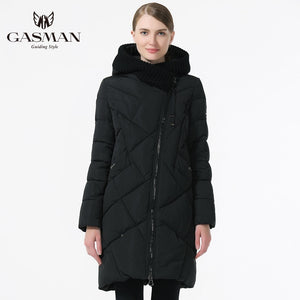 GASMAN 2018 New Winter Collection Brand Fashion Thick Women Winter Bio Down Jackets Hooded Women Parkas Coats Plus Size 5XL 6XL