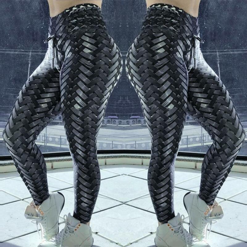 Women Ruched Push Up Leggings Yoga Pants Anti Cellulite Sports Scrunch NEW X285