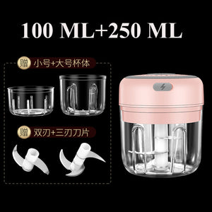 Dropshipping Wireless USB Charging Electric Mini Garlic Crusher Press Blender Grinder Garlic Chopper