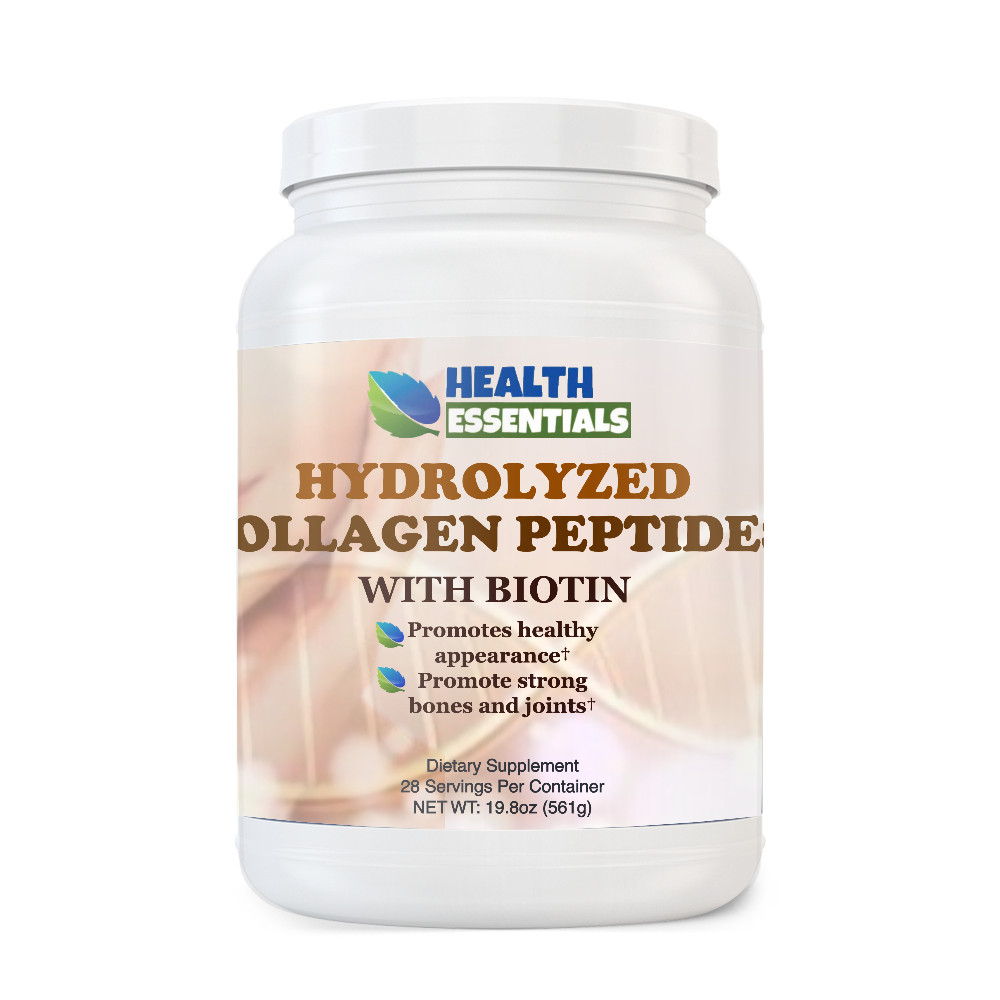 Hydrolyzed Collagen Peptides w/ Biotin 20g