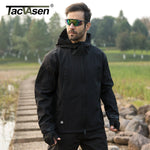 Load image into Gallery viewer, TACVASEN Army Camouflage Men Jacket Coat Military Tactical Jacket Winter Waterproof Soft Shell Jackets Windbreaker Hunt Clothes
