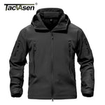 Load image into Gallery viewer, TACVASEN Army Camouflage Men Jacket Coat Military Tactical Jacket Winter Waterproof Soft Shell Jackets Windbreaker Hunt Clothes
