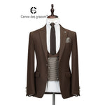 Load image into Gallery viewer, 2020 Cenne Des Graoom New Men Suit
