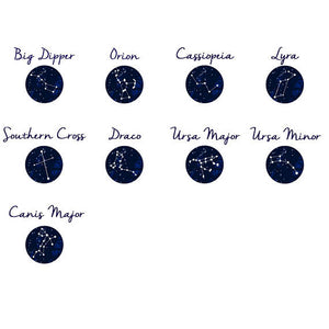 Zodiac Studs, Stud Earrings, Constellation Studs