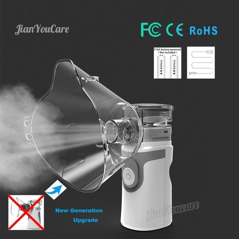medical Portable silent nebulizer Mini Handheld inhaler inhalator for kids Adult Atomizer nebulizador mesh Asthma nebulizadores|Steaming Devices|