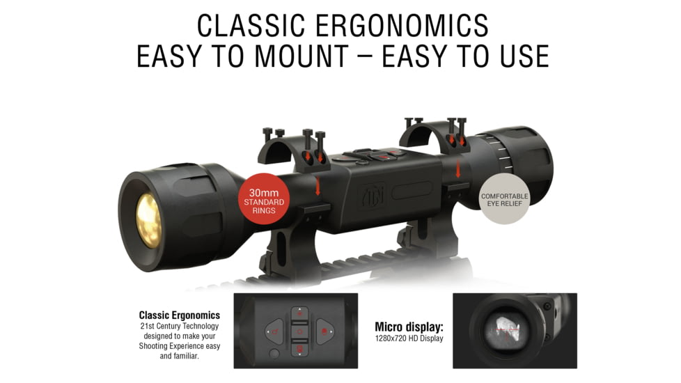 ATN Thor LTV 3-9x Thermal Imaging Rifle Scopes Gen 5