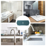 Load image into Gallery viewer, Silicone Faucet Mat For Kitchen Sink Splash Guard Bathroom Sink Slip Drain Pad
