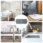 Load image into Gallery viewer, Silicone Faucet Mat For Kitchen Sink Splash Guard Bathroom Sink Slip Drain Pad
