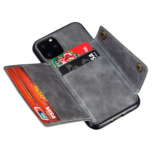 Phone Case Wallet Card Holder for iPhone 13 12 11 Pro Max XR Car Magnetic Holder