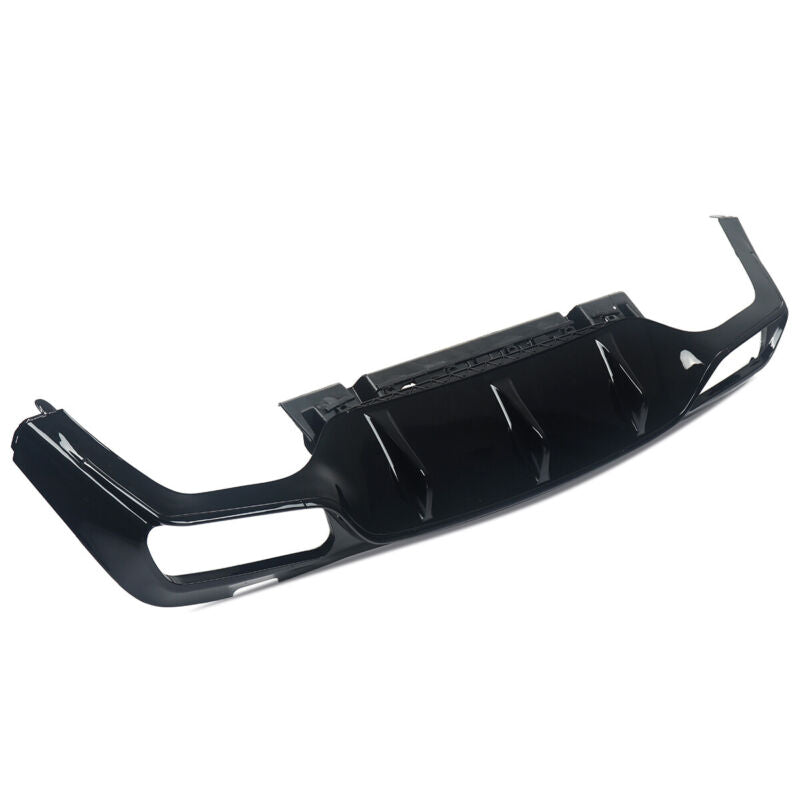 Rear Diffuser & Exhaust Tips for Mercedes W213 AMG E63 Style Bumper Sedan 16-20