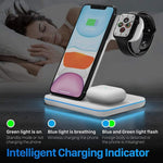 Load image into Gallery viewer, Wireless Charger Charging Station 3In1 For Apple Watch Air Pods iPhone 14 13 12
