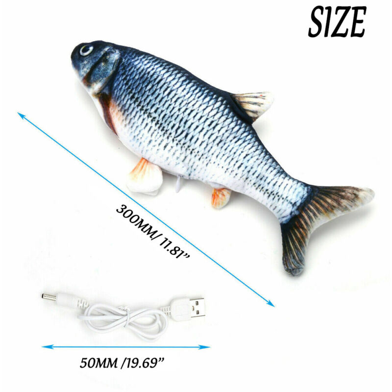 Floppy Moving Fish Cat Toy