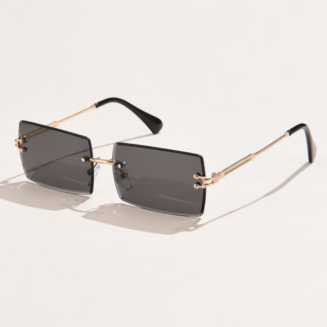 Fashion Rimless Rectangle Sunglasses