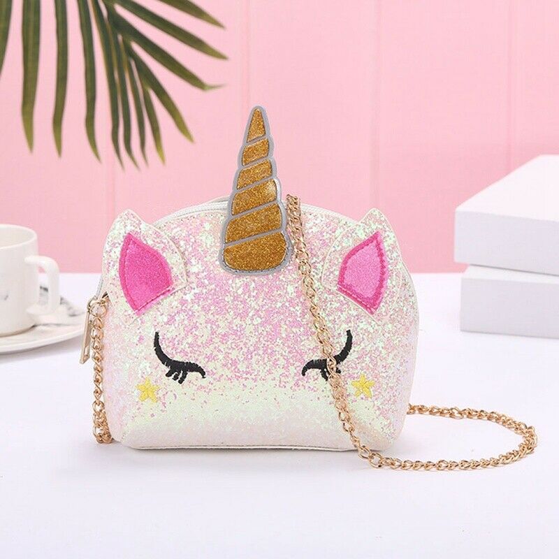 Cute Women Girls Shoulder Bag Cattoon Unicorn Mini Bags Travel Crossbody Bag Go!