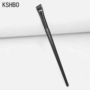 KSHBO Thin Eyebrow Eyeliner Brush Super Fine Angled Brow Contour Brush Portable Women Eyebrow Liner Cream Cosmetic Makeup Tools| |