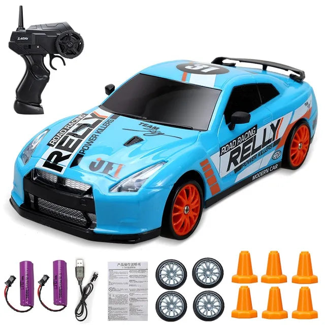 2.4G High speed Drift Rc Car 4WD Toy Remote Control AE86 Model GTR Vehicle Car RC Racing Cars Toy for Children Christmas Gifts High speed Drift Rc Car 4WD Toy Remote Control AE86 Model GTR Vehicle Car RC Racing Cars Toy for Children Christmas Gifts