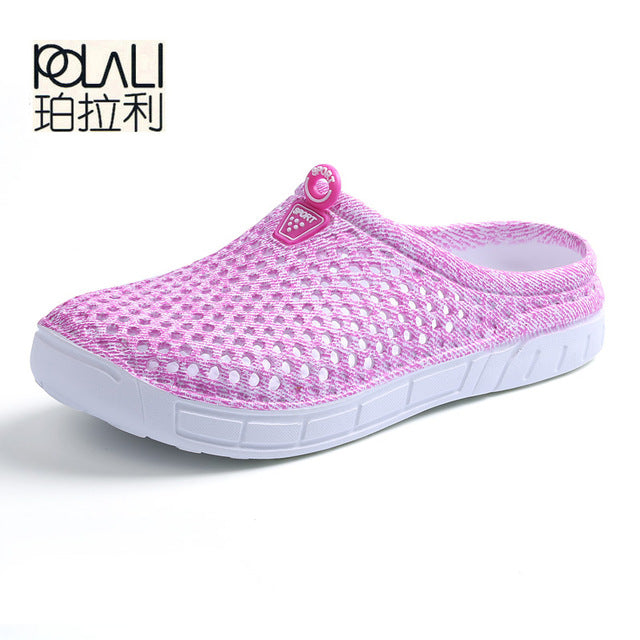 2019 womens casual Clogs Breathable beach sandals valentine slippers summer slip on women flip flops shoes home shoes for women