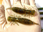 Load image into Gallery viewer, 10 Pack 3&quot; Hellgrammite Insect Larva Ned Rig Soft Plastic Lures - Soft&amp;Durable!
