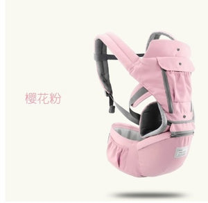 AIEBAO Ergonomic Baby Carrier Infant Kid Baby Hipseat Sling Front Facing Kangaroo Baby Wrap Carrier for Baby Travel 0 18 Months