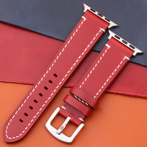 Genuine Leather Strap For Apple Watch