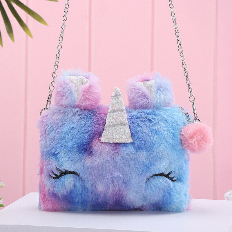 Cute Women Girls Shoulder Bag Cattoon Unicorn Mini Bags Travel Crossbody Bag Go!