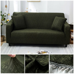 Cross Pattern Elastic Sofa Cover