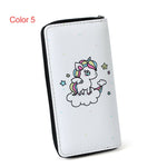 Load image into Gallery viewer, Women Unicorn Wallet Clutch Long Leather Purse Card Holder Phone Zipper Handbags
