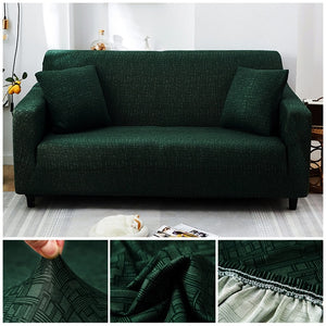 Cross Pattern Elastic Sofa Cover