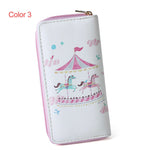 Load image into Gallery viewer, Women Unicorn Wallet Clutch Long Leather Purse Card Holder Phone Zipper Handbags
