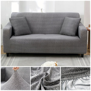 Cross Pattern Elastic Sofa Cover