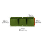 Load image into Gallery viewer, 4/7/9/18/25/36/49/72 Pockets Wall Hanging Planting Bags Green Plant Grow Planter Vertical Garden Living Bag Garden Supplies Bags
