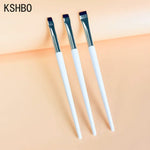 Load image into Gallery viewer, KSHBO Thin Eyebrow Eyeliner Brush Super Fine Angled Brow Contour Brush Portable Women Eyebrow Liner Cream Cosmetic Makeup Tools| |
