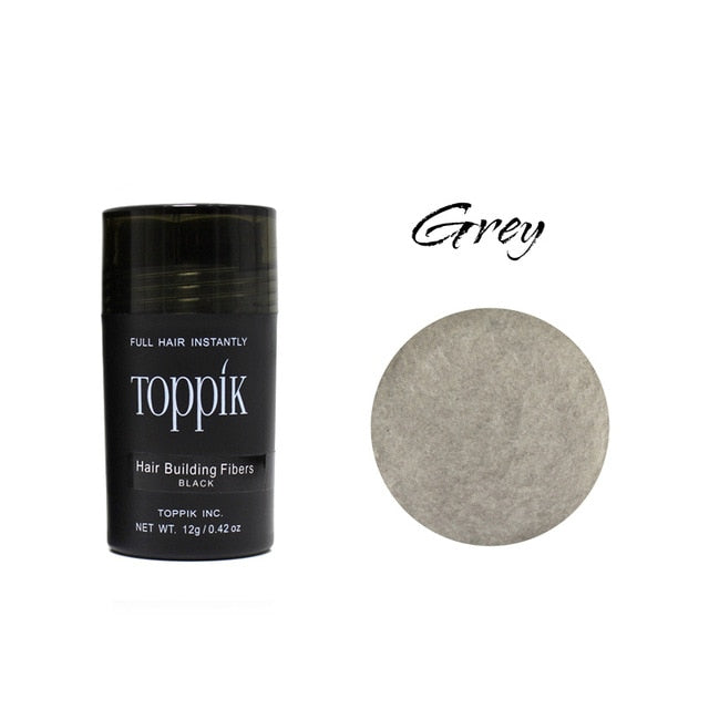 Toppik keratin hair building fibers Thicker Anti Hair Loss Products 12g Concealer Refill Thickening Fiber Hair Powders Growth