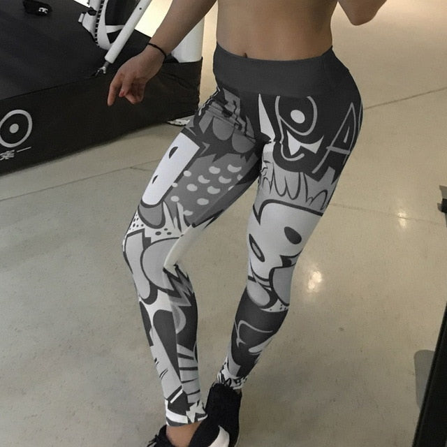 Vertvie Honeycomb Printed Yoga Pants Women Push Up Professional Running Fitness Gym Sport Leggings Tight Trouser Pencil Leggins