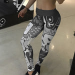 Load image into Gallery viewer, Vertvie Honeycomb Printed Yoga Pants Women Push Up Professional Running Fitness Gym Sport Leggings Tight Trouser Pencil Leggins
