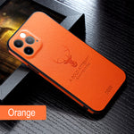 Load image into Gallery viewer, LeYi Luxury Side PU Leather Back Cover Soft Protective Mobile Phone Case For iPhone 12 11 13 pro max
