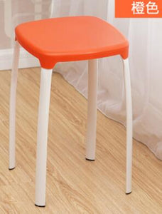 Modern Household Plastic Stool Living Room Dining Stool Fashion Cafe Bar Stool