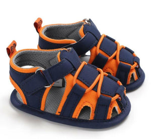 Newborn Baby Boy Crib Shoes Toddler First Baby Shoes Summer Sandals Size 1 2 3 -