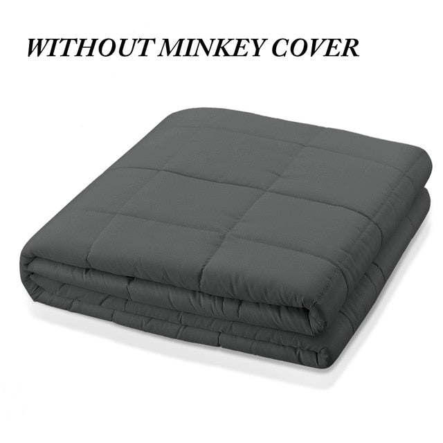 6.8kg/9kg Weighted Blanket Adult Full Queen Size Cotton cover heavy blanket reduce Anxiety quilt for bed sofa winter comforter