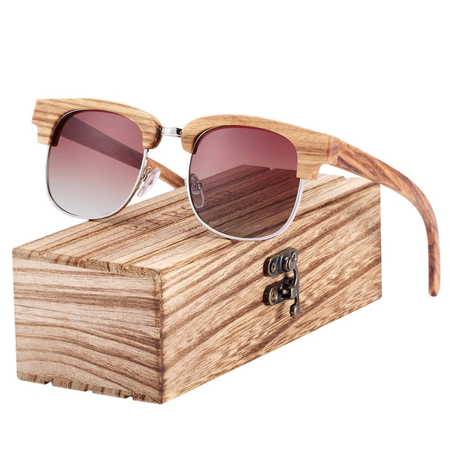 Polarized Glasses | Wooden Sunglasses | Gradient Glasses | Glass Sunglasses - Gradient