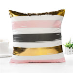 Load image into Gallery viewer, Decorative Black Gold Pillowcase
