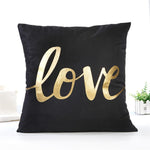 Load image into Gallery viewer, Decorative Black Gold Pillowcase
