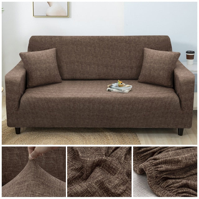 Cross Pattern Elastic Sofa Cover